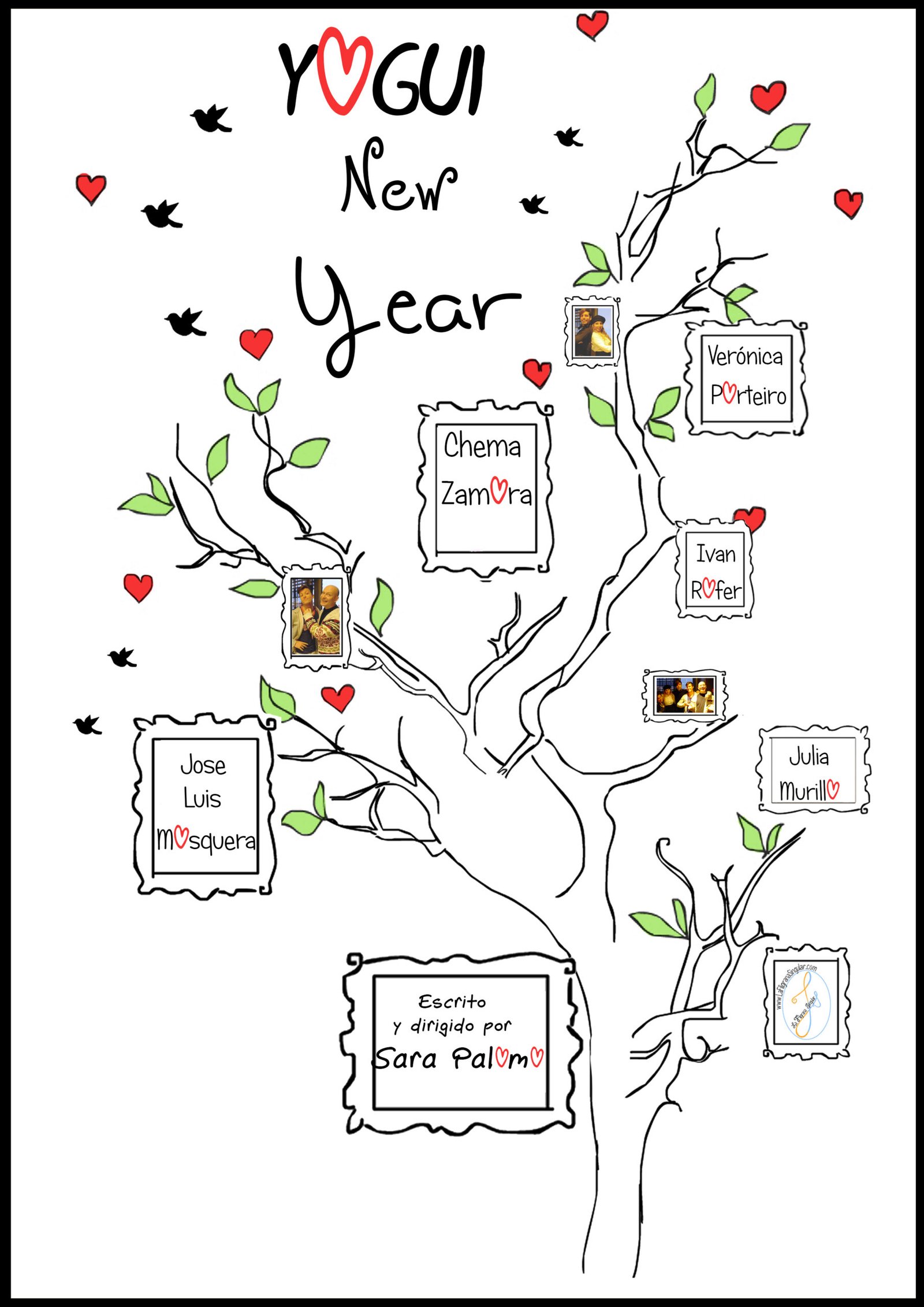 Cartel de Yogui New Year