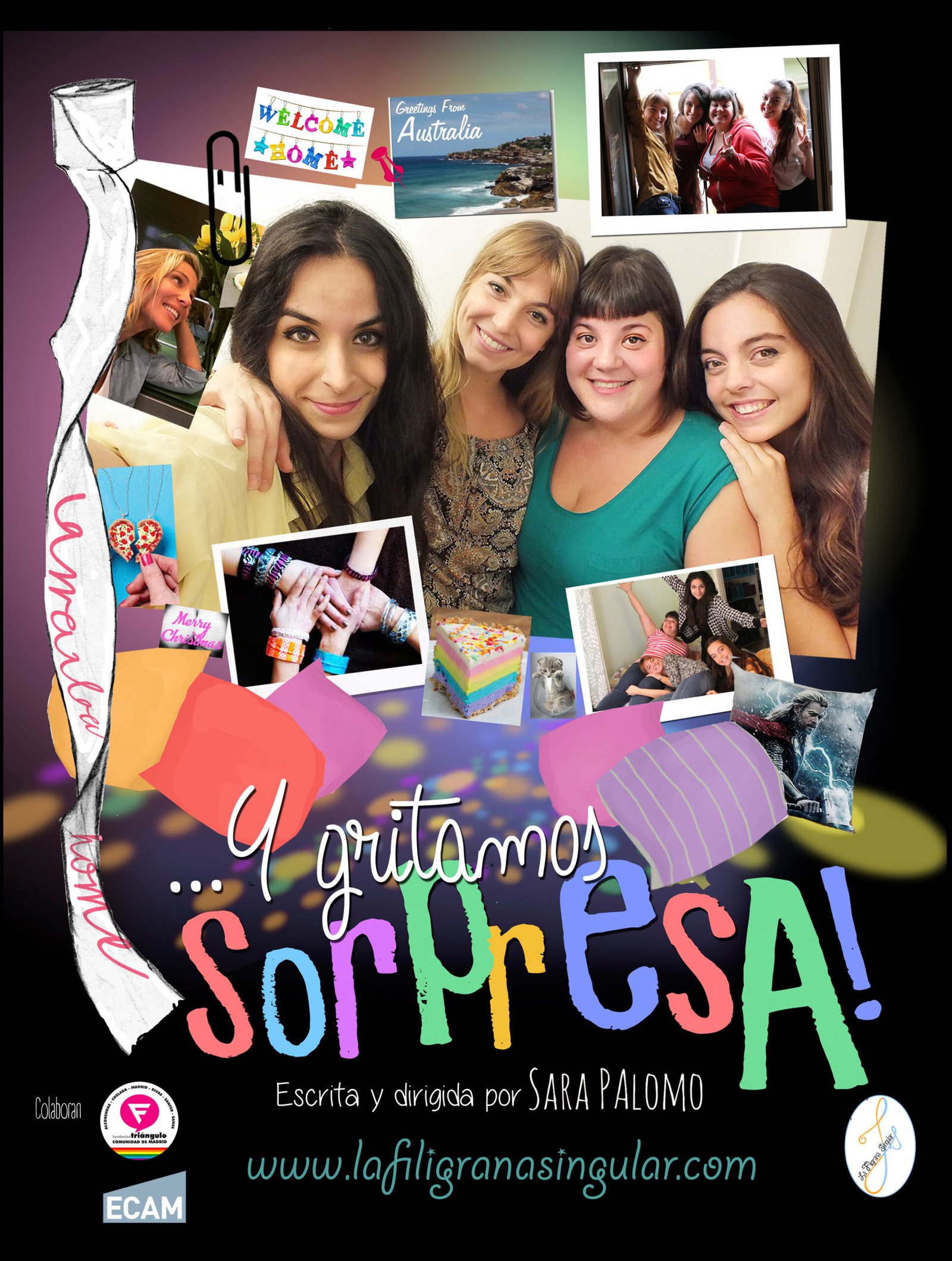 Cartel de Y gritamos SORPRESA